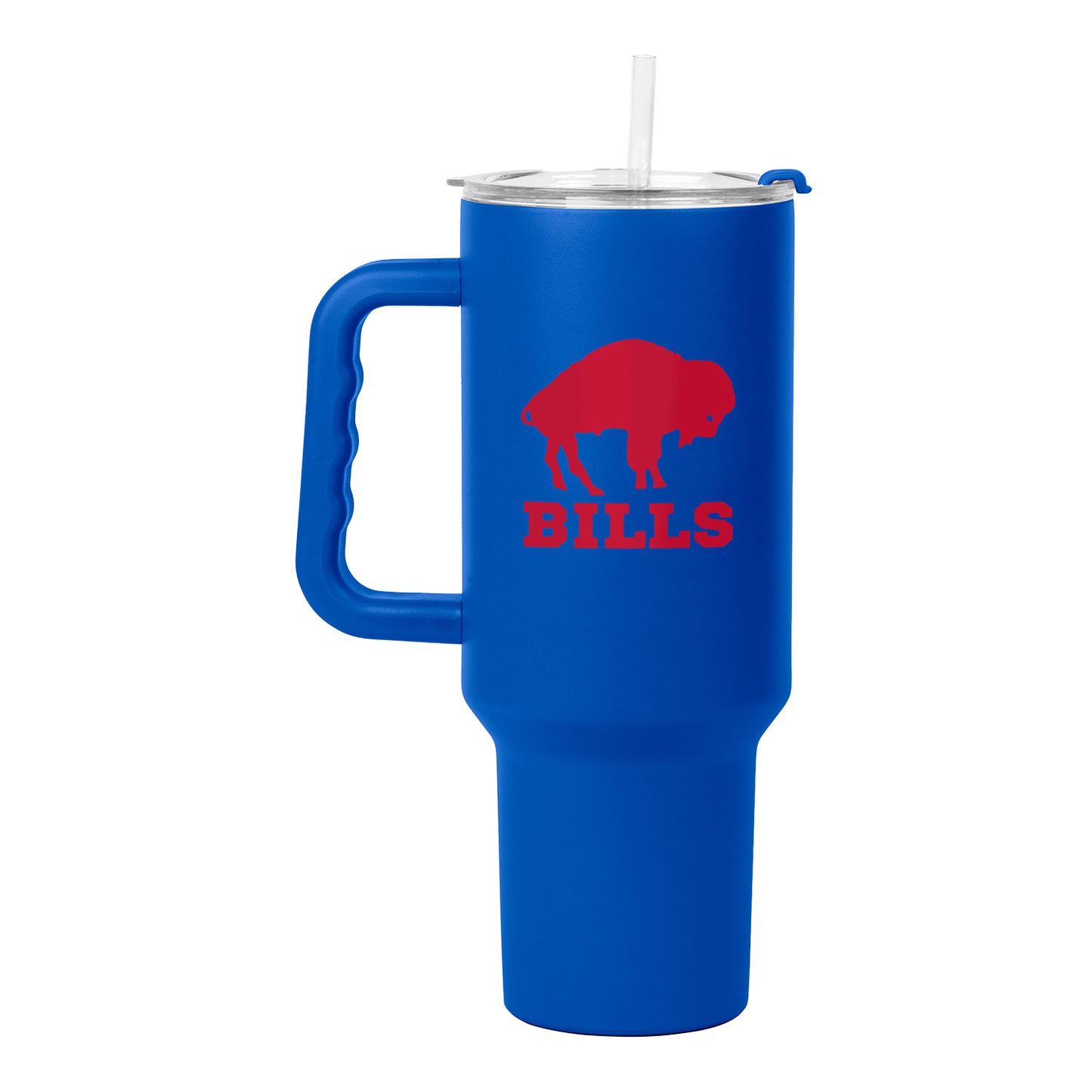 Bills Retro 40 oz Tumbler In Blue - Front View