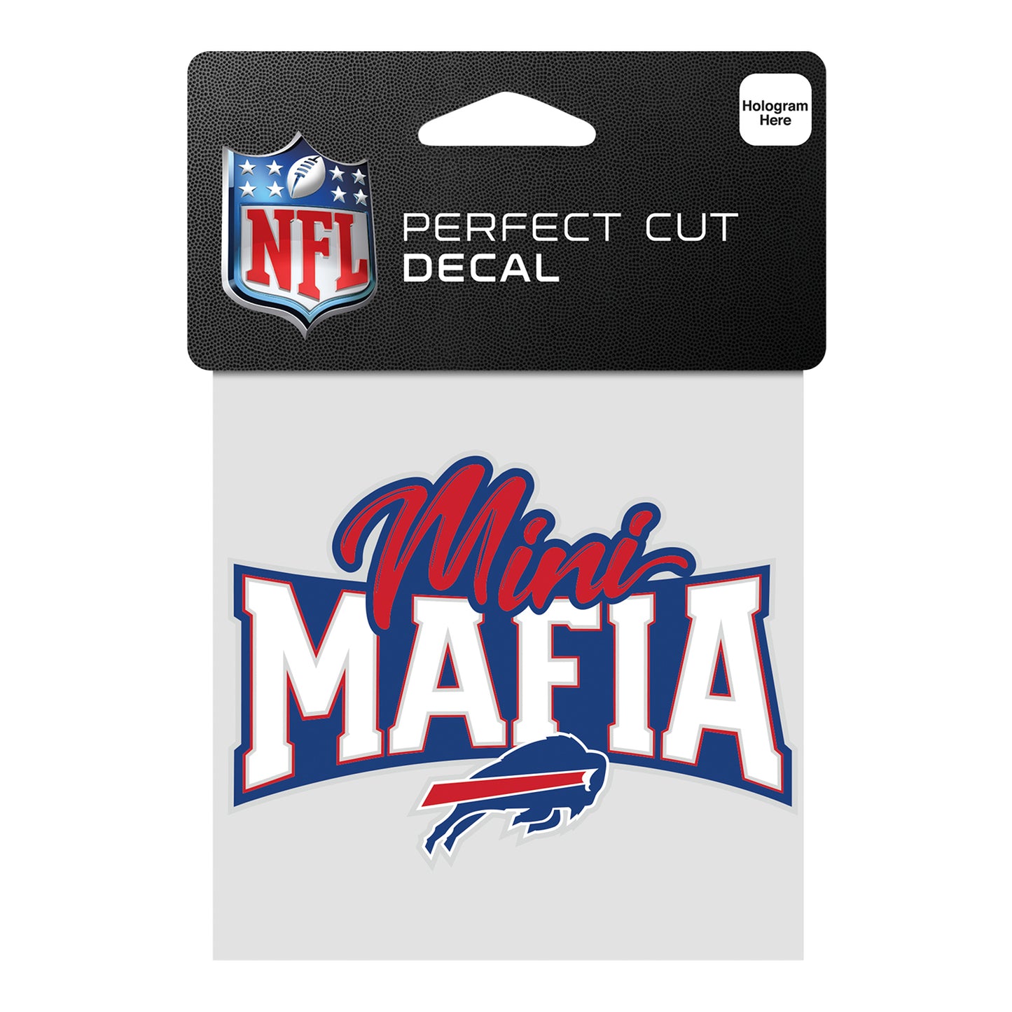 Buffalo Bills Mini Mafia Decal In Multi-Color - Front View