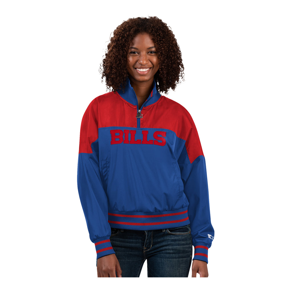 Starter Buffalo Bills Shot Gun 1/2 Zip Sweatshirt