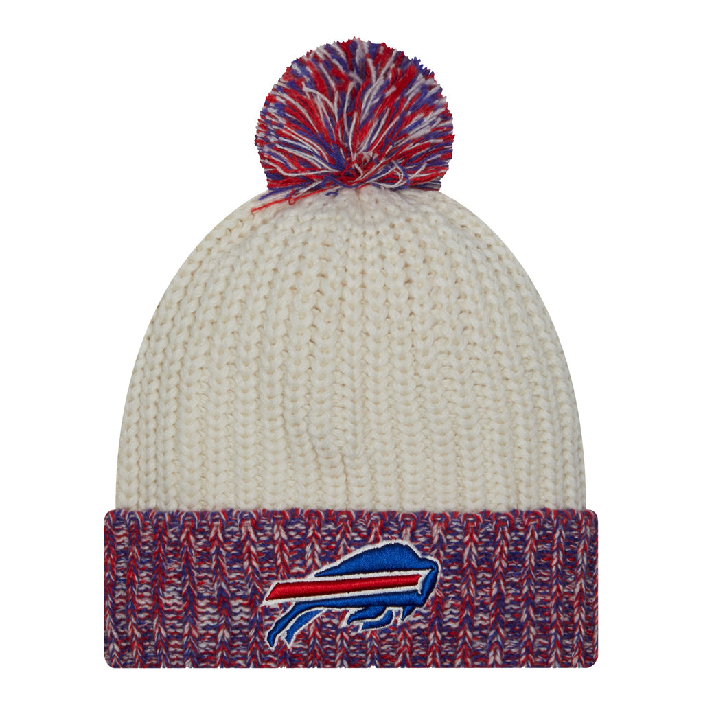 Buffalo Bills Zubaz Pom-pom Beanie Winter Hat 