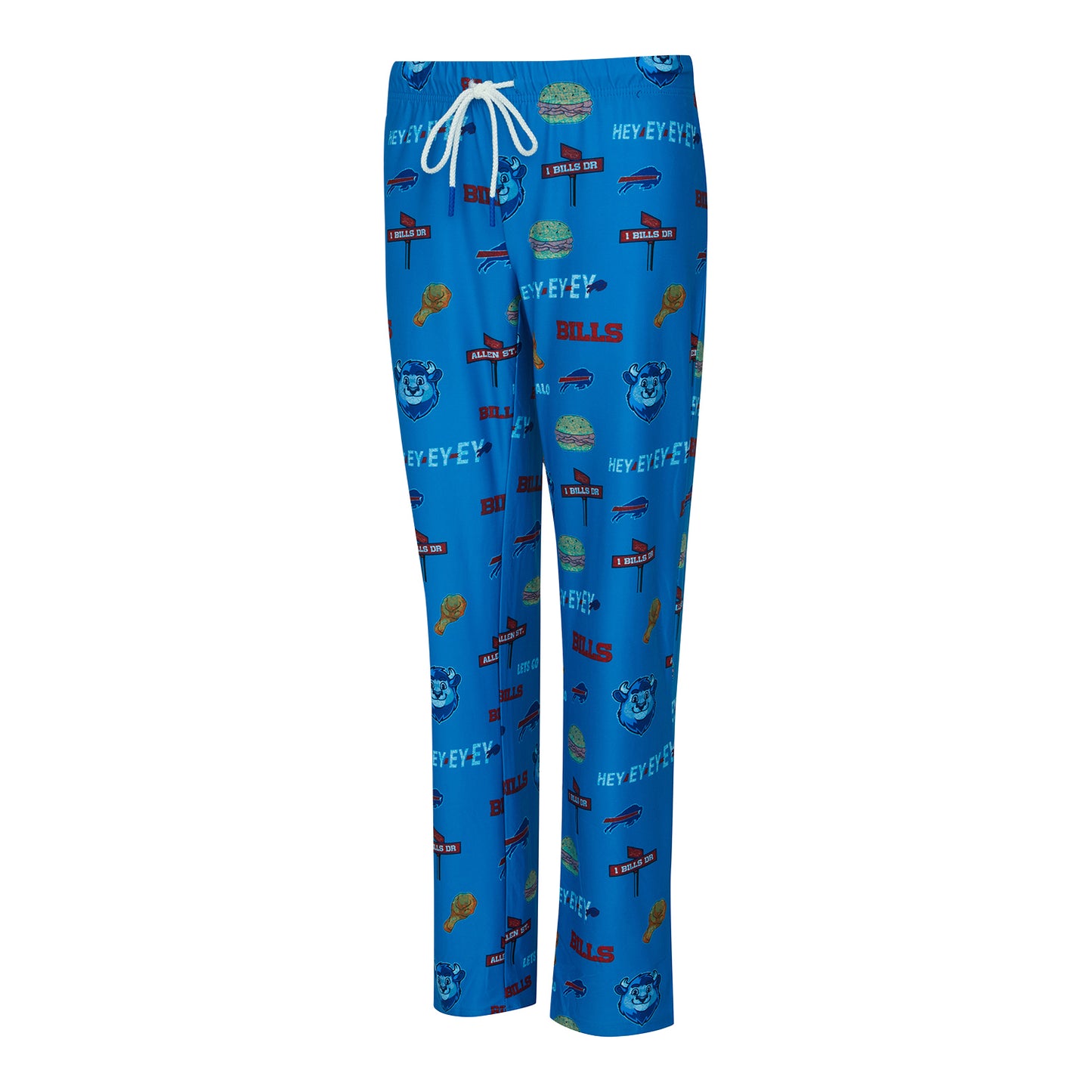 Ladies Buffalo Bills Concepts Sport All Over Print In Blue - Front View