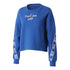 Ladies Bills WEAR Taping Long Sleeve T-Shirt In Blue - Front View