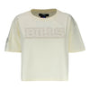 Ladies Bills Pro Standard Crop T-Shirt In White - Front View