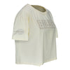 Ladies Bills Pro Standard Crop T-Shirt In White - Front Right  View