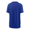 Buffalo Bills Women's Nike Short Sleeve Tri Fash Top In Blue & White - Back View