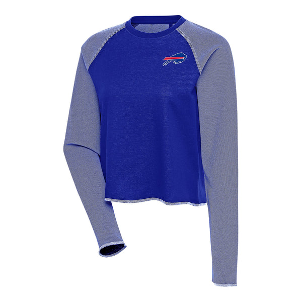 Ladies Bills Antigua Play Long Sleeve T-Shirt In Blue - Front View