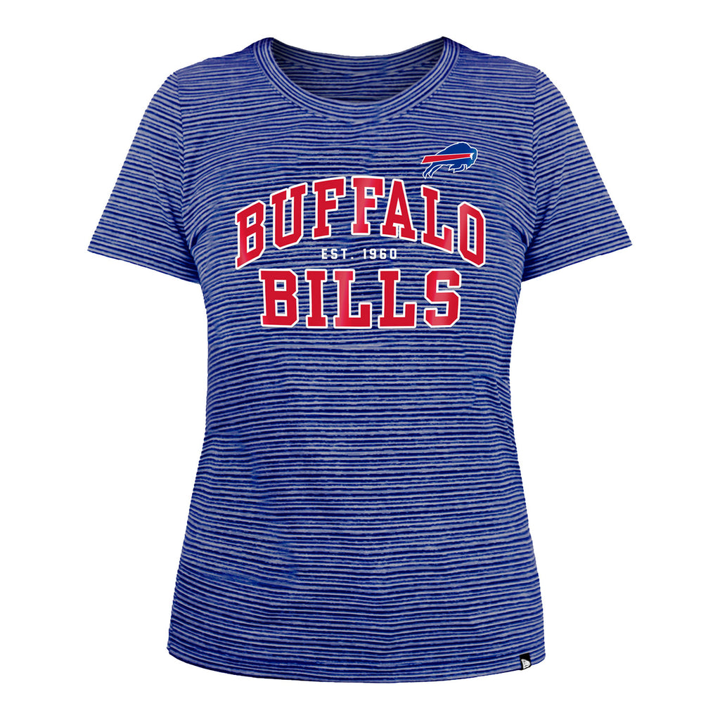 Women's Buffalo Bills New Era Black Logo V-Neck T-Shirt