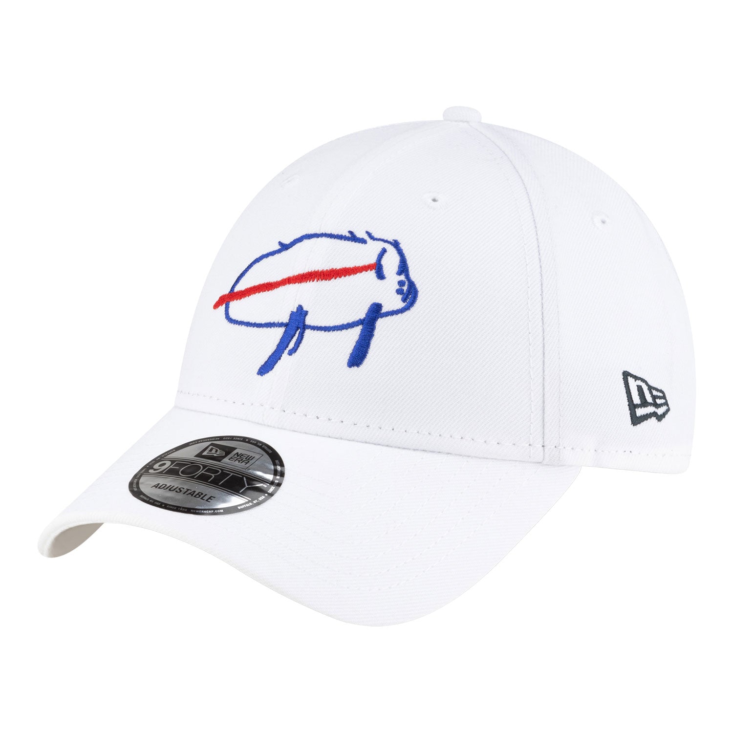 Buffalo Bills New Era Josh Allen Billustration 9FORTY White Hat