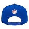 Bills New Era 2023 Training 9FIFTY Snapback Hat - In Blue - Back View