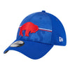 Bills New Era 2023 Training Classic 39THIRTY Flex Fit Hat - In Blue - Left View