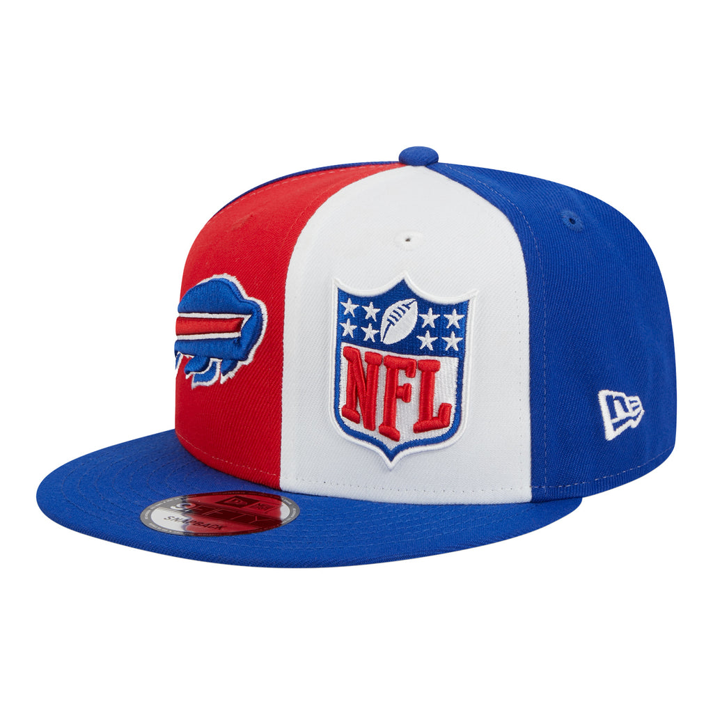 Men's New Era Gray/Royal Buffalo Bills 2022 Sideline 9FIFTY Historic Snapback Hat