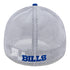 New Era Bills Heathered Flex Hat In Grey - Back View