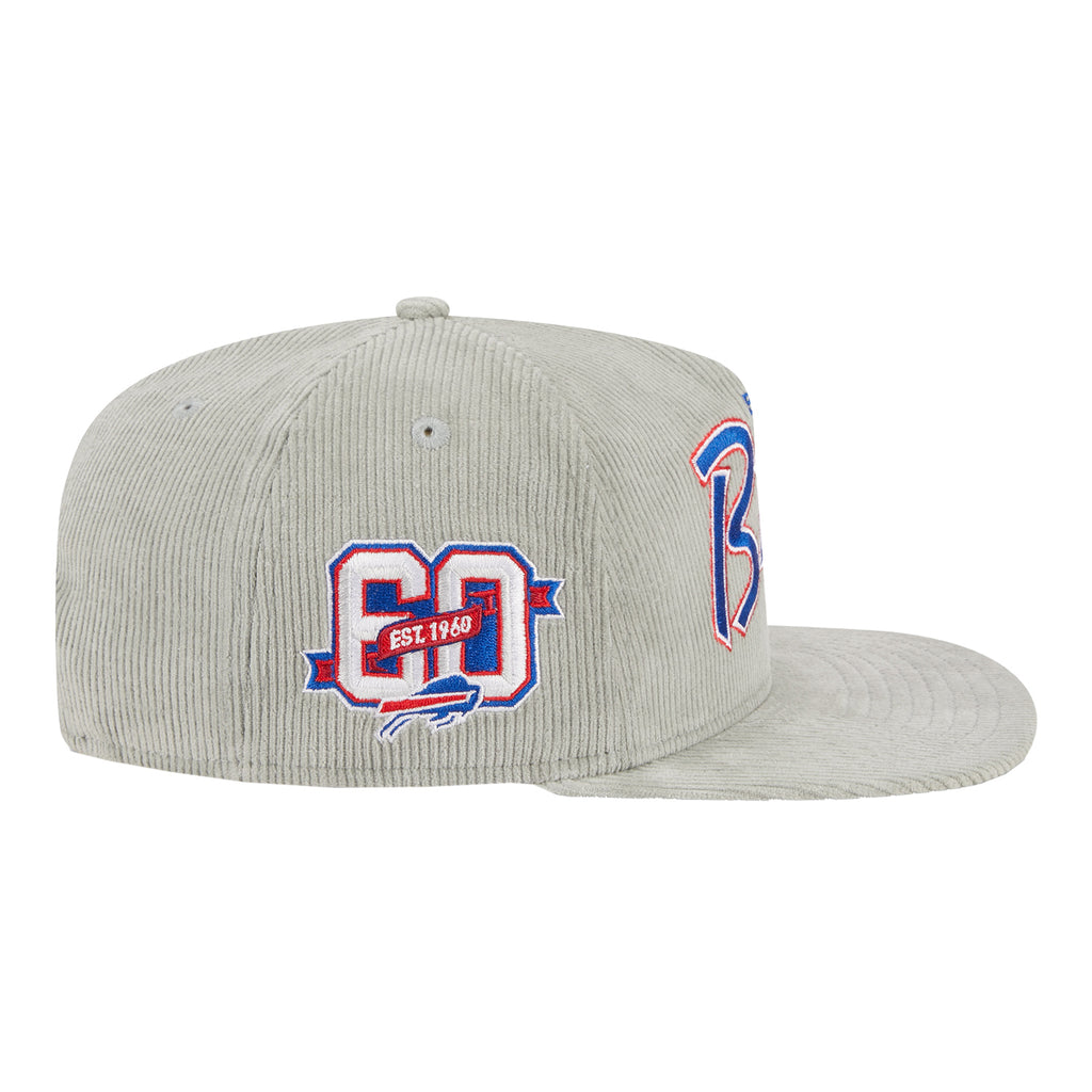 Men's New Era Gray Chicago White Sox Corduroy Golfer Adjustable Hat