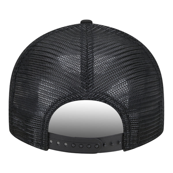 New Era Bills Low Profile 9FIFTY Snapback Hat In Black - Back View