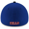 New Era Bills Diamond Tech Flex Hat In Blue - Back View