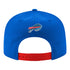 Bills New Era Old English 9FIFTY Snapback Hat In Blue - Back View