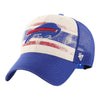 '47 Brand Bills Breakout MVP Trucker Adjustable Hat In Blue & White - Front Left View