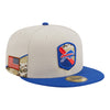 New Era Bills 2023 Salute to Service 59FIFTY Fitted Hat In Tan - Front Right View