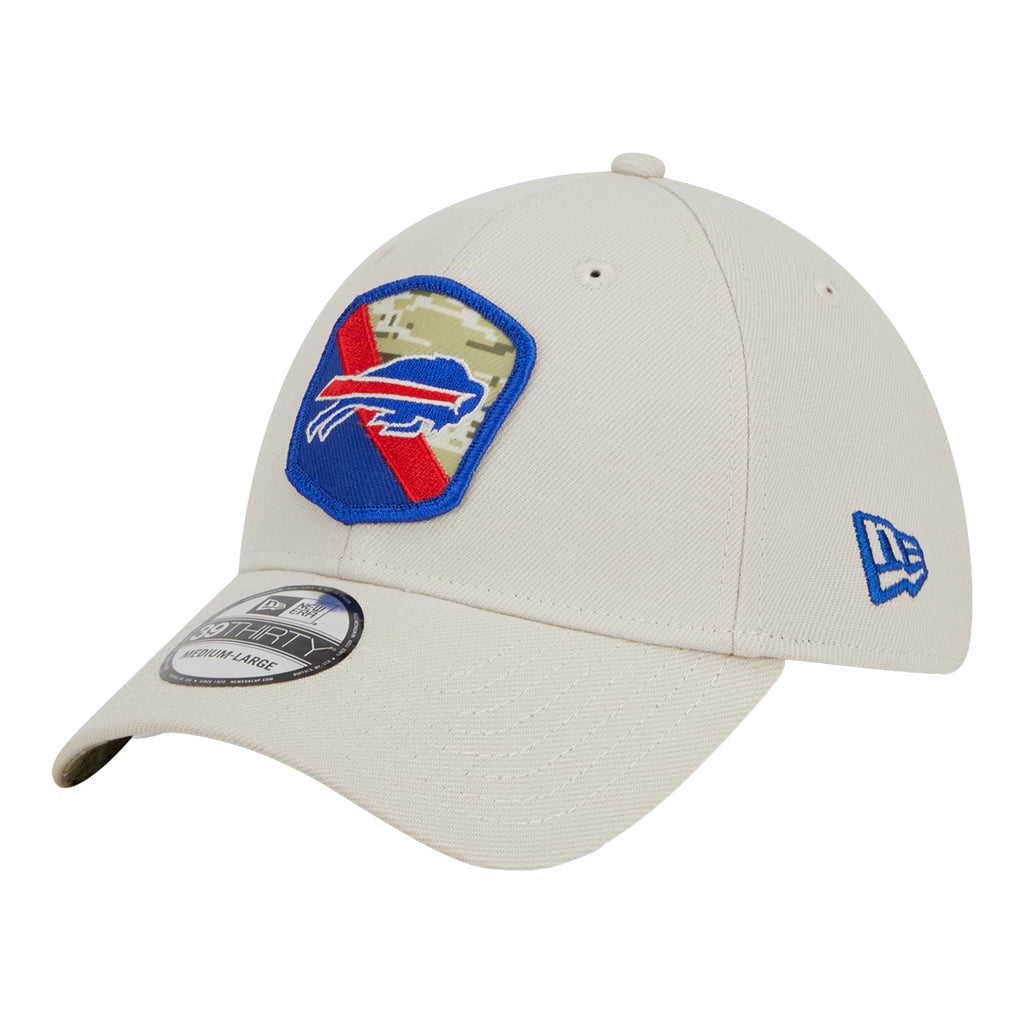 Men's New Era Stone Buffalo Bills 2023 Salute to Service 39THIRTY Flex Hat Size: Large/Extra Large