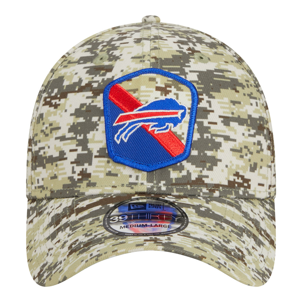 Men's New Era Camo Buffalo Bills 2023 Salute to Service 39THIRTY Flex Hat Size: Medium/Large