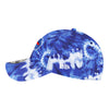 New Era Bills 9TWENTY Tie Dye Adjustable Hat In Blue - Left Side View