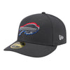 Bills New Era 2024 NFL Draft 59FIFTY Fitted Hat In Grey - Front Left View