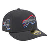 Bills New Era 2024 NFL Draft 59FIFTY Fitted Hat In Grey - Front Right View