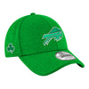 New Era 9FORTY St. Patrick's Day Bills Hat In Green - Front Right View