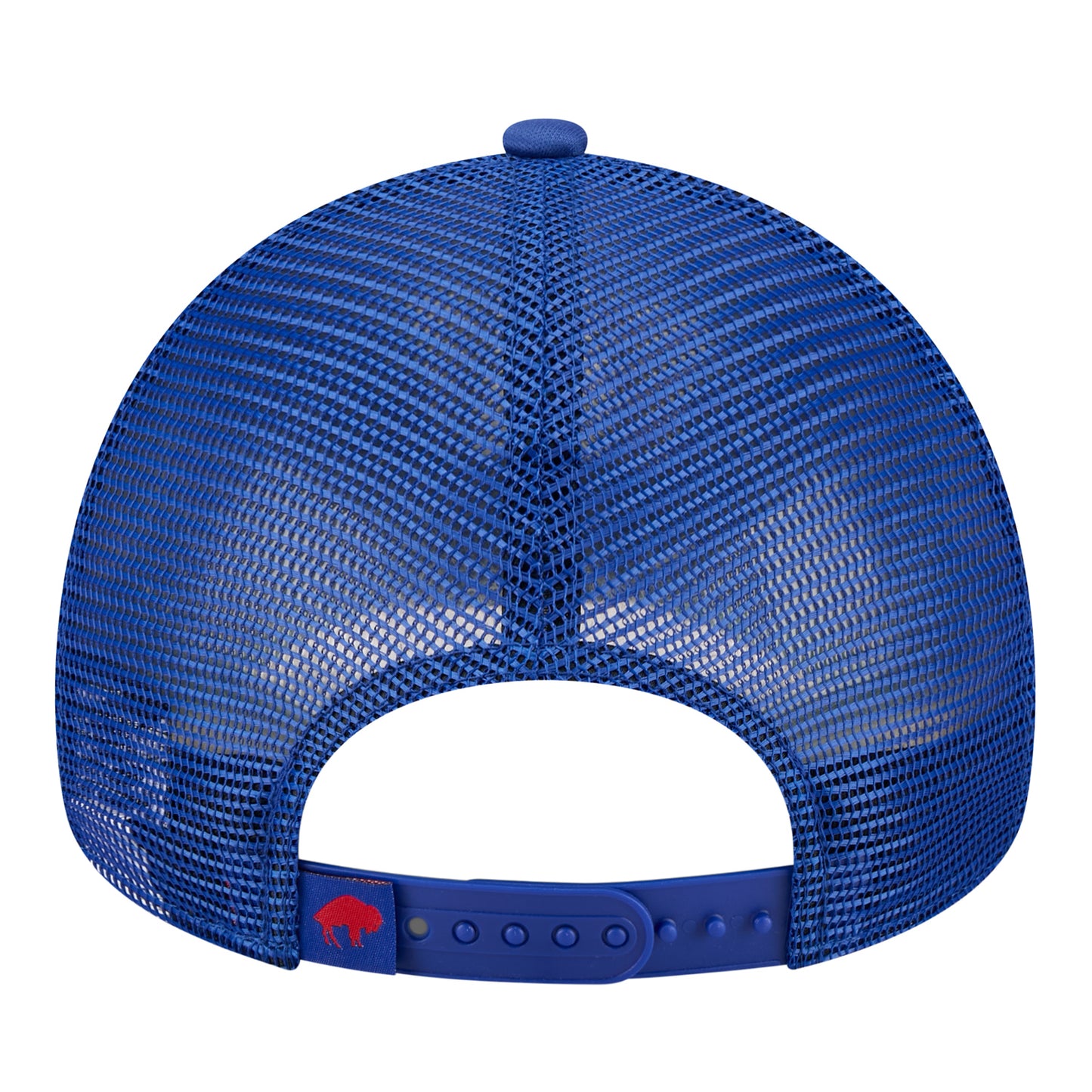 Buffalo Bills New Era 9FORTY A-Frame Distressed Retro Hat - Back View