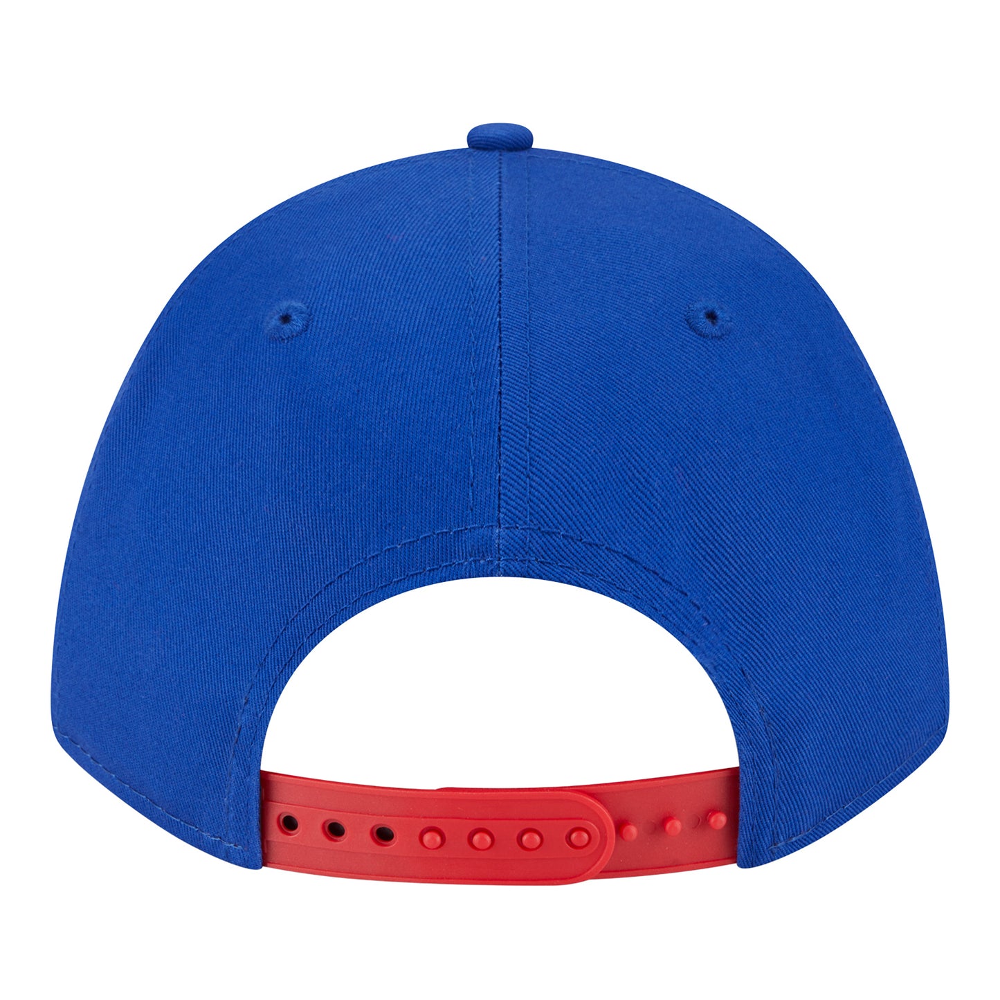 Buffalo Bills New Era 9FORTY A-Frame Two Tone Rope Hat In Blue - Back View