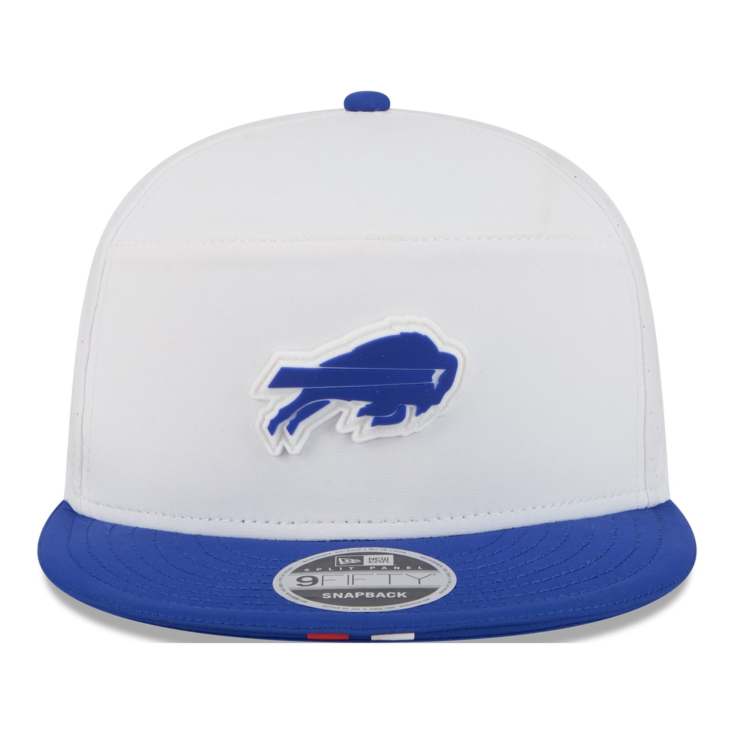 New Era 9FIFTY Bills Training Camp Snapback In White - Front View