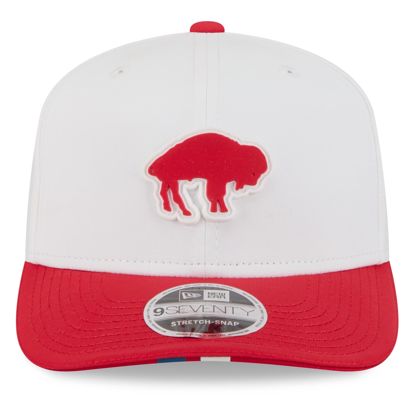 New Era 9SEVENTY Bills Training Camp Classic Snapback In White - Front View