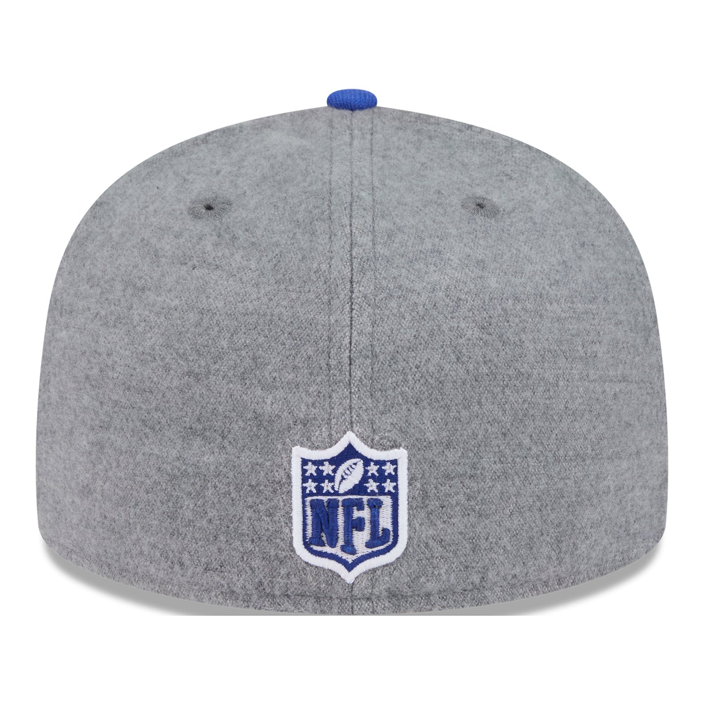 Buffalo Bills New Era 59FIFTY Classic Logo Wool Hat In Grey - Back View