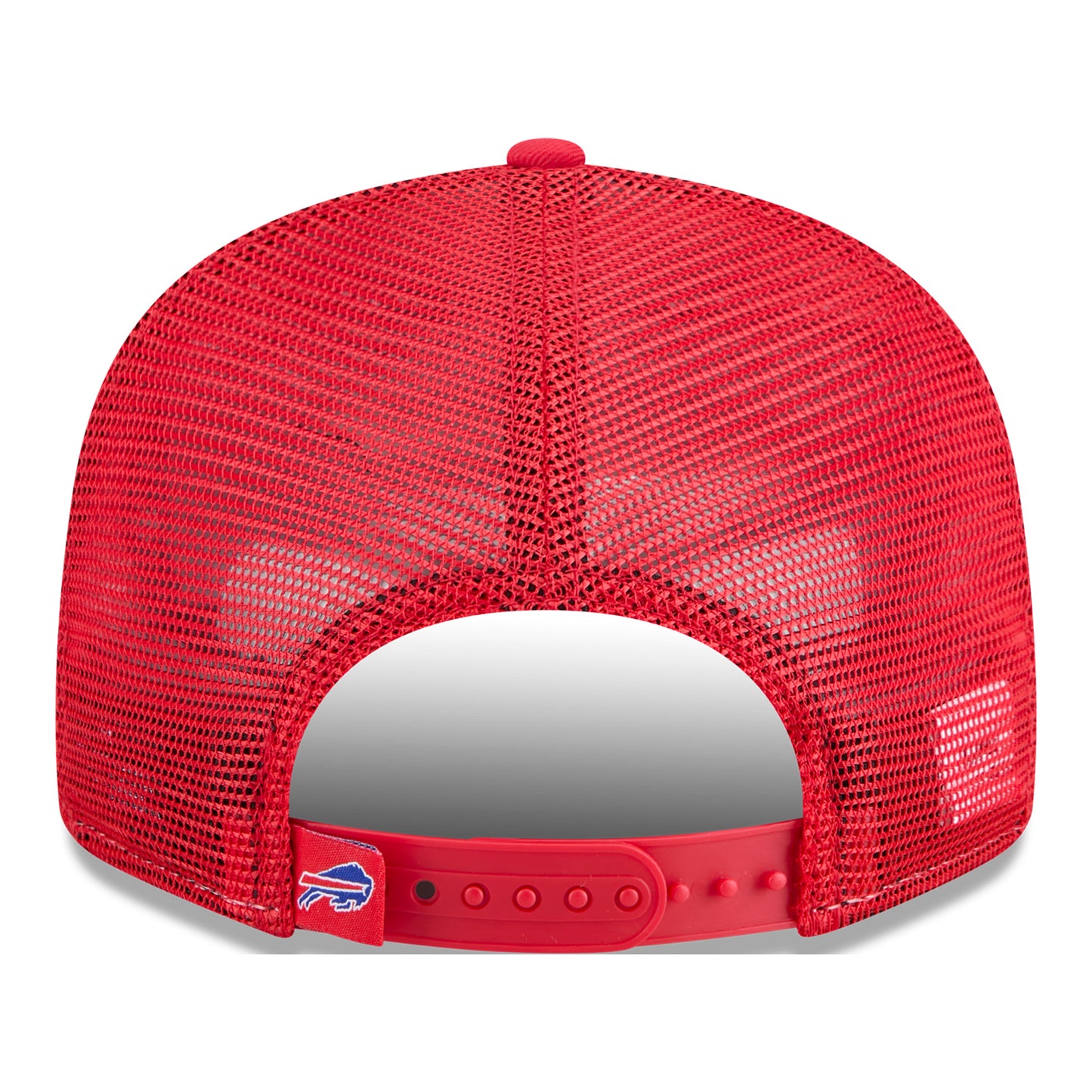 Buffalo Bills New Era 9FIFTY Primary Mesh Hat In Red - Back View