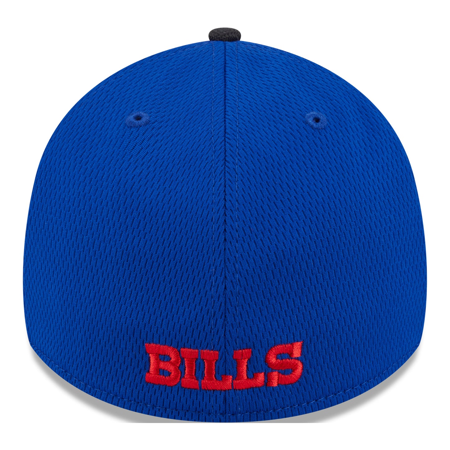 Buffalo Bills New Era 39THIRTY Visor Hit Hat In Blue - Back View