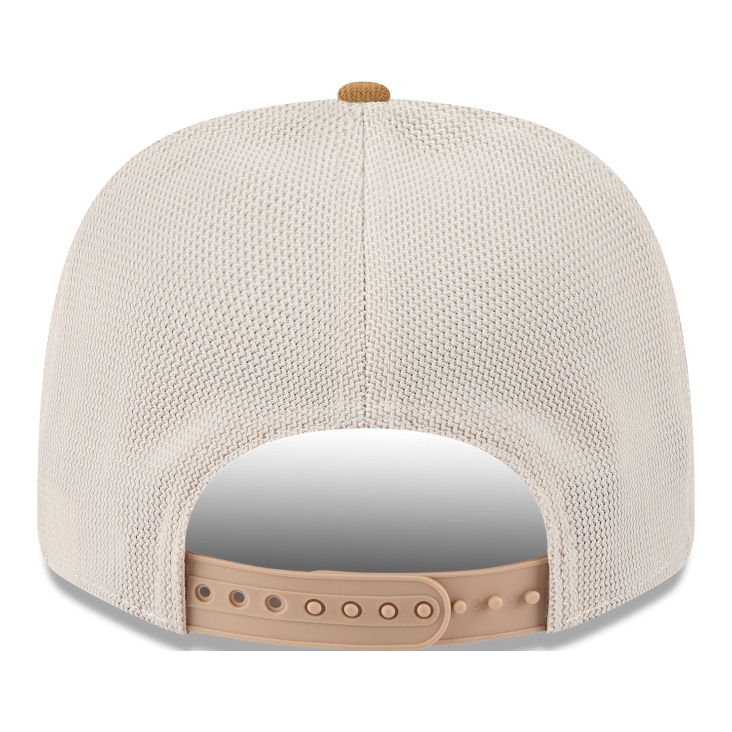 Buffalo Bills New Era 9SEVENTY Classic Logo Hat In Tan - Back View