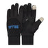 FOCO Bills Logo Texting Gloves In Black - Combined Front & Back View