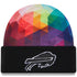 Bills New Era 2023 Crucial Catch Knit Hat In Multi Color - Front View
