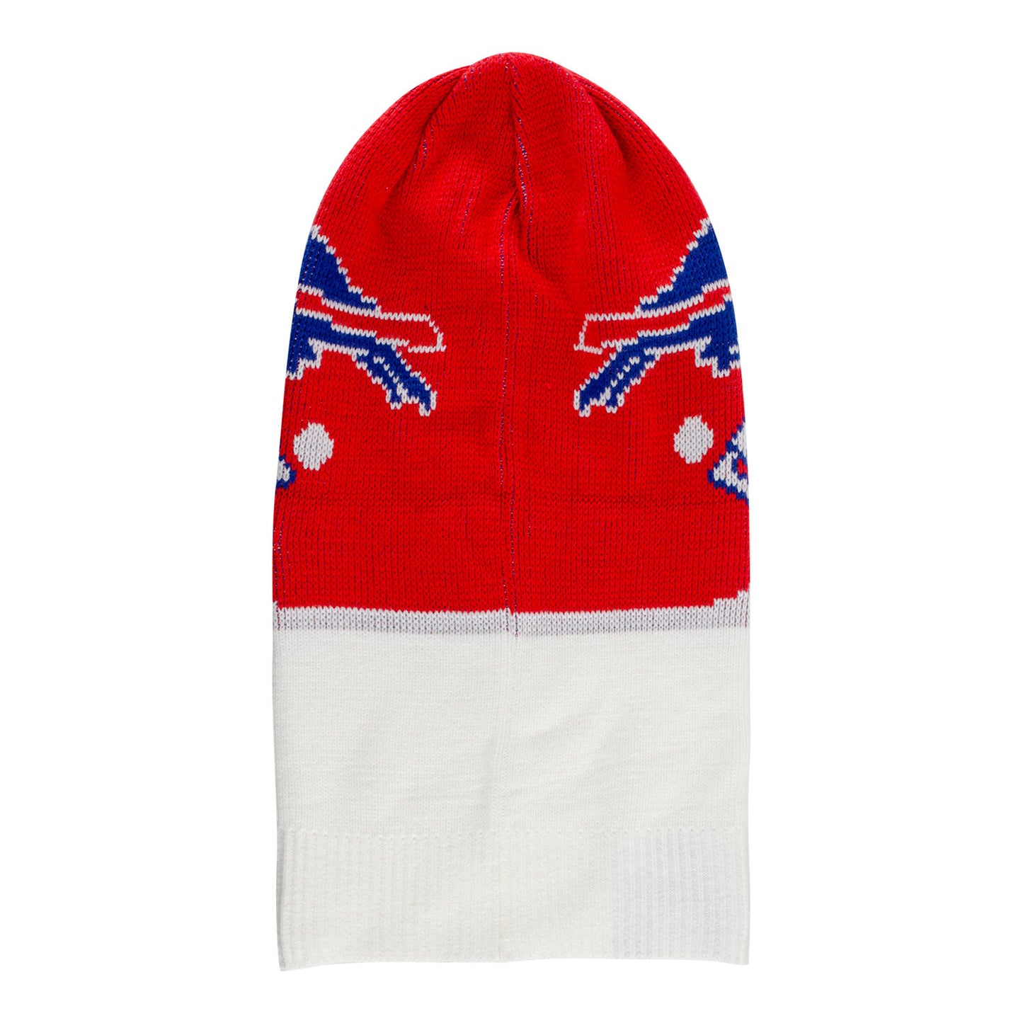 Buffalo Bills Red Helmet Balaclava In Red - Back View