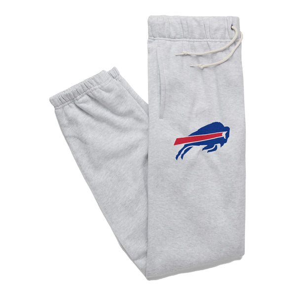 Homage Buffalo Bills Logo Sweatpants In Grey - Front View