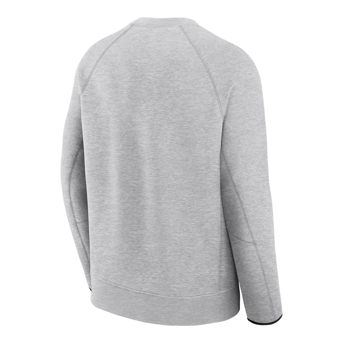 Buffalo Bills Nike Quick Whistle Tech Crewneck Sweatshirt In Grey - Back View
