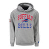 Starter Buffalo Bills Assist Pullover Sweatshirt In Grey - Front View