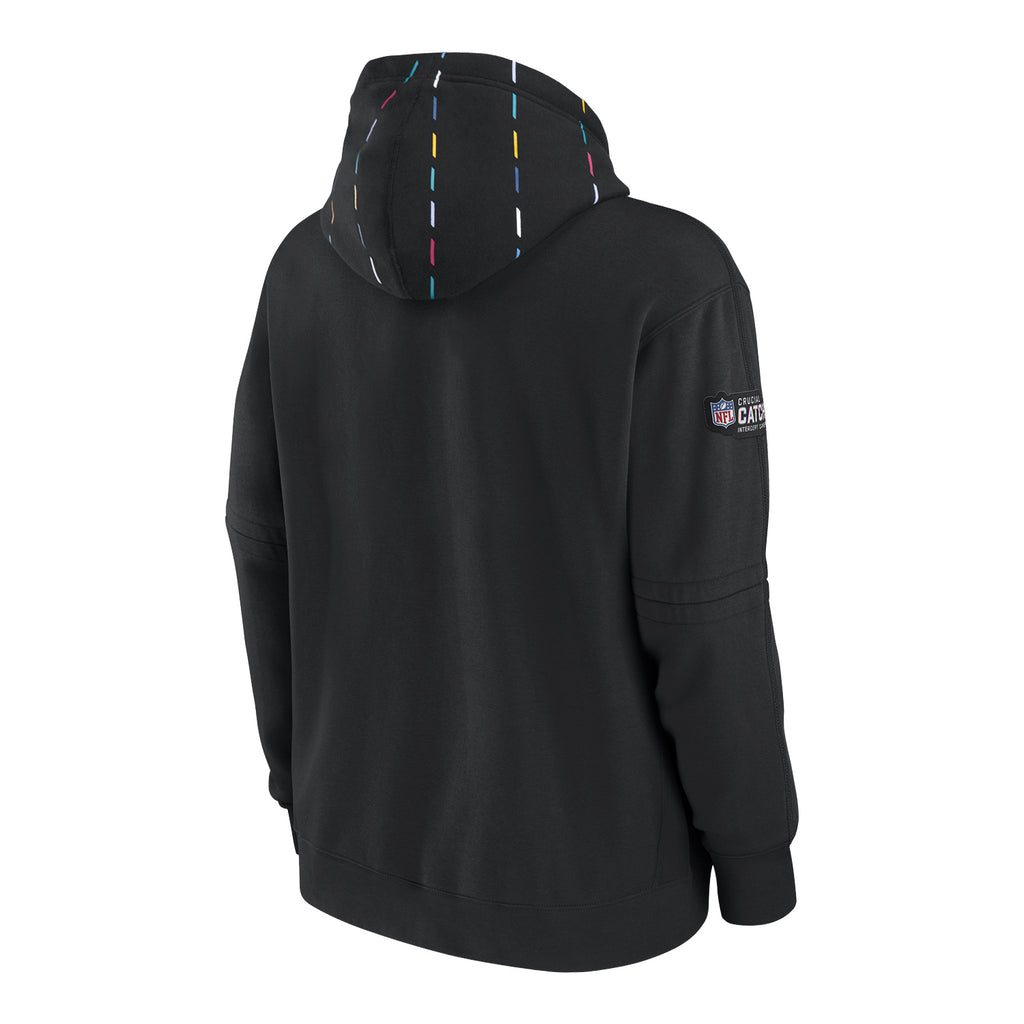 Buffalo Bills Nike 2021 NFL Crucial Catch Therma Pullover Hoodie - Charcoal