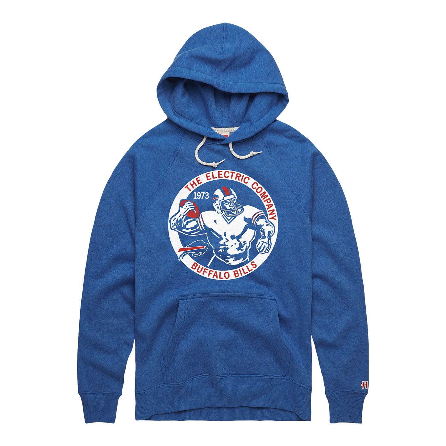 Homage Bills '73 Electric Company Sweatshirt In Blue - Front View