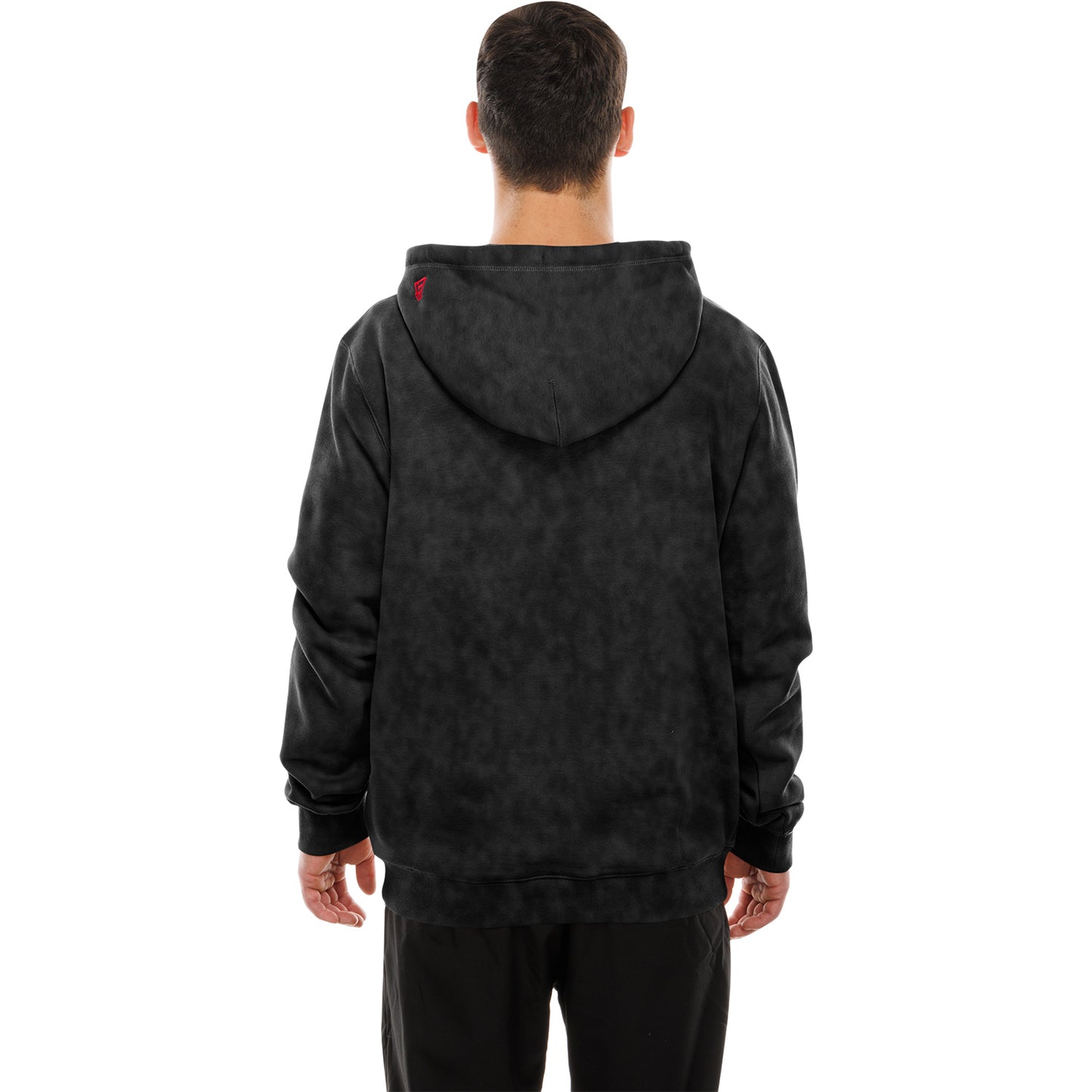 Buffalo Bills New Era Black Mineral Wash Hoodie - Back View