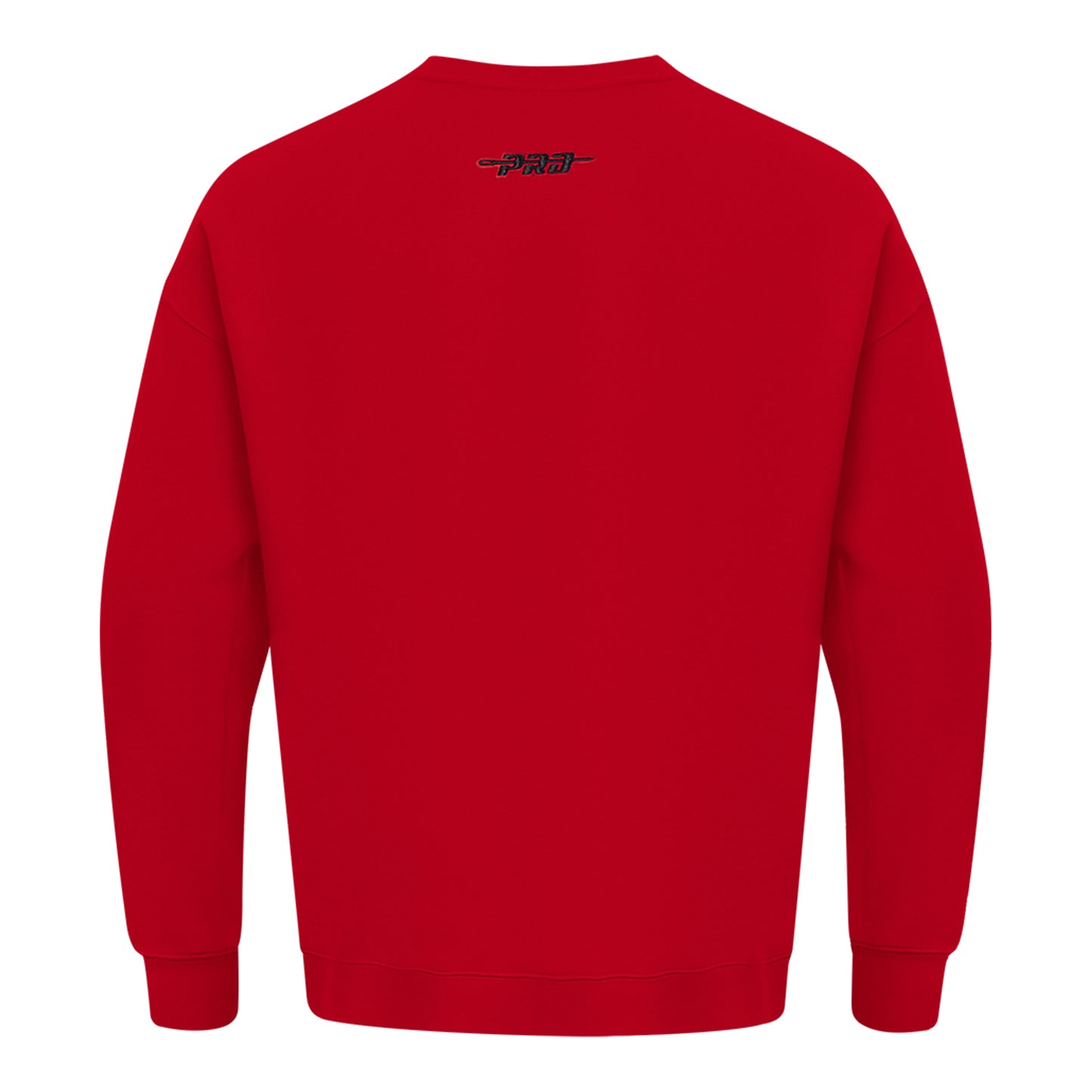 Buffalo Bills Classic Icon Drop Shoulder Crew In Red - Back View