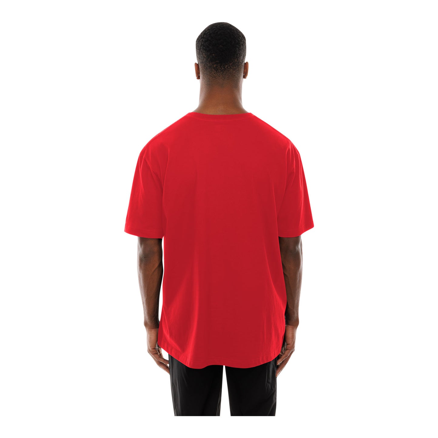 Buffalo Bills New Era Billustration Helmet T-Shirt In Red - Back View