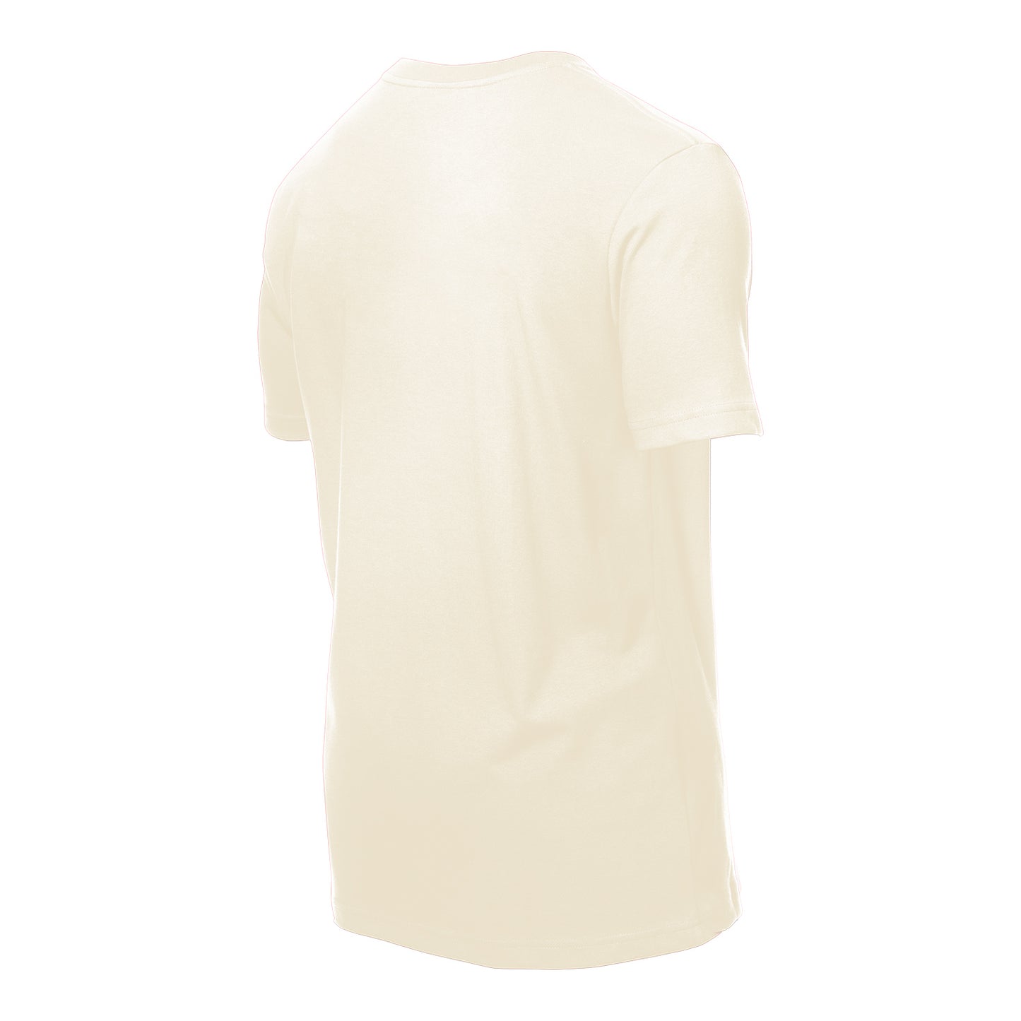 New Era Josh Allen Wyoming Short Sleeve T-Shirt In Cream - Back View