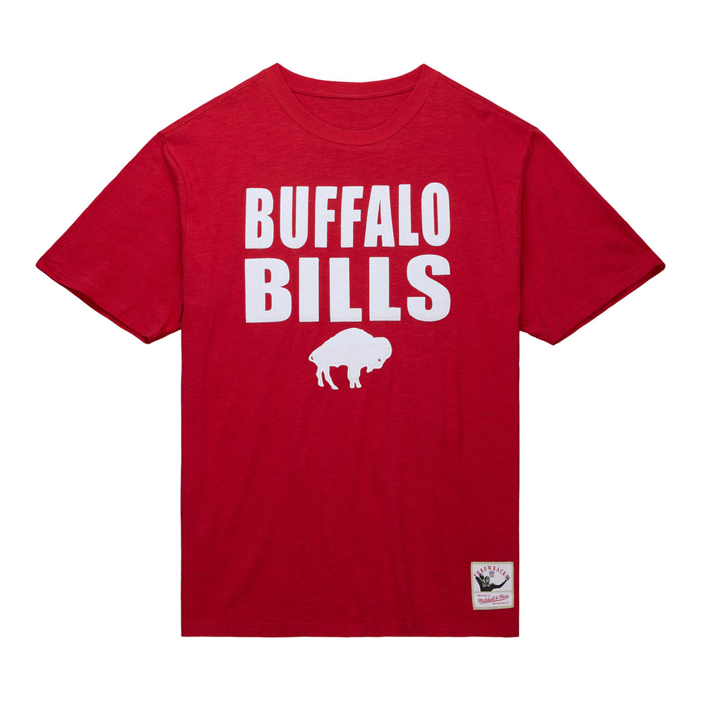 Mitchell & Ness Buffalo Bills Legendary Slub Long Sleeve Hooded T-Shirt