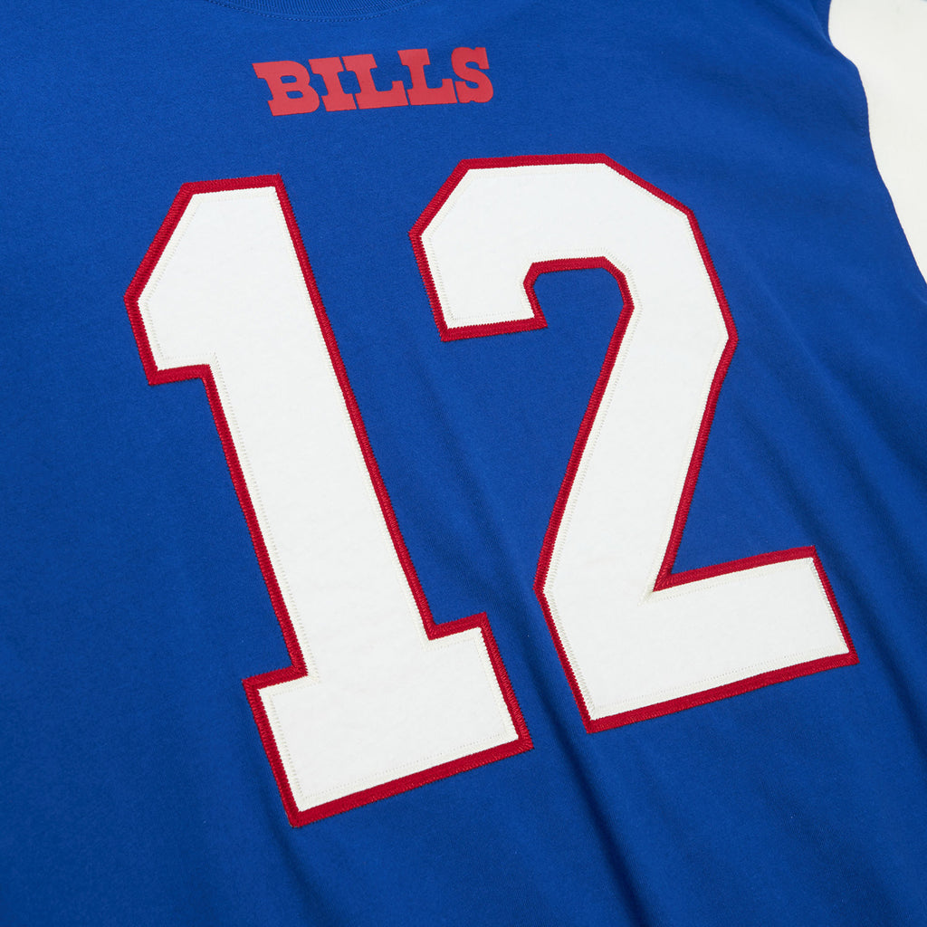 Mitchell & Ness Buffalo Bills Icon Premium Jim Kelly Name & Number T-S